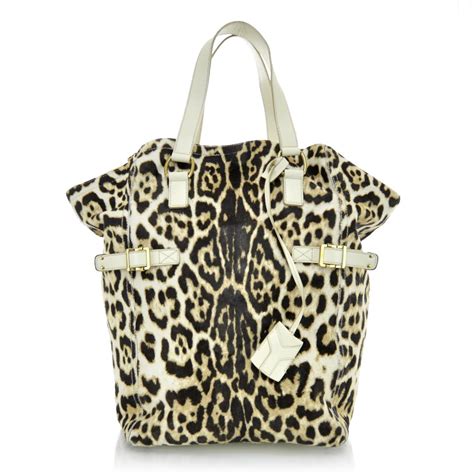 sac cuir yves saint laurent|sac pony leopard ysl.